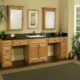 birch wood vanity